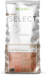 Produktbild von PERRO Select Getreidefreies Trockenfutter für Hunde Adult Lachs Sensitive 1000g