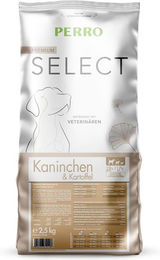 Produktbild von PERRO Select Getreidefreies Trockenfutter Hund Kaninchen Glutenfrei