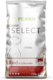 PERRO Select Grain Free Trockenfutter Hund Rind mit Süßkartoffel getreidefrei und glutenfrei monoprotein – Bild 1 von 1