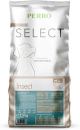 Produktbild von PERRO Select Insect hypoallergenes Trockenfutter für Hunde mit Insekten 1000g