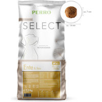 Produktbild von PERRO Select Trockenfutter Hund Ente mit Reis Monoprotein