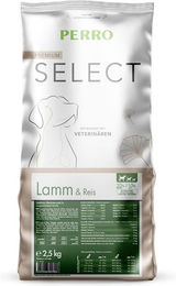 Produktbild von PERRO Select Trockenfutter Hund Lamm Monoprotein Hypoallergen und Glutenfrei