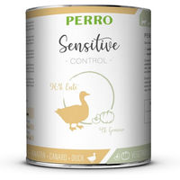 Produktbild von PERRO Sensitive Control Hundefutter Ente mit Gemüse getreidefrei und hypoallergen 1000g