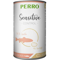 Produktbild von PERRO Sensitive Control Hundefutter Lachs mit Kartoffeln Getreidefrei und Hypoallergen 1000g Dose