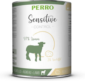 Produktbild von PERRO Sensitive Control Hundefutter Lamm mit Kartoffeln Getreidefrei Hypoallergen Monoprotein 1000g