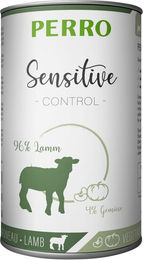 PERRO Sensitive Control Hundefutter Lamm und Gemüse Getreidefrei Hypoallergen Monoprotein 1000g Dose – Bild 1 von 1