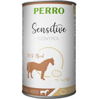 Produktbild von PERRO Sensitive Control Pferd und Kartoffel Hypoallergenes Monoprotein Pferdefutter für Magen-Darm und Verdauung 1000g