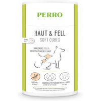 Produktbild von PERRO Soft Cubes Hundesnack Haut & Fell mit Fisch 240g