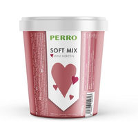 Produktbild von PERRO Soft-Mix Mini Herzen Belohnungssnack für Hunde mit Lamm und Geflügel 1000g