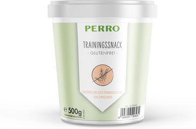 Produktbild von PERRO Soft-Mix Trainingssnack Belohnungssnack für Hunde glutenfrei mit Lamm Schwein Geflügel und Rind 500g