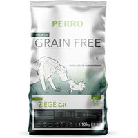 Produktbild von PERRO Tiernahrung Grain Free Adult Light Ziege Getreidefreies Trockenfutter für Senior Hunde zur Gewichtsreduktion und Gelenkunterstützung 1kg
