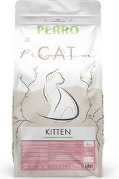 PERRO Tiernahrung Kitten Trockenfutter Katze Geflügel und Fisch glutenfrei 1000g – Bild 1 von 1