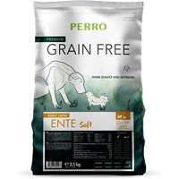 Produktbild von PERRO Trockenfutter Ente Getreidefrei Monoprotein für große Hunde Adult 1kg