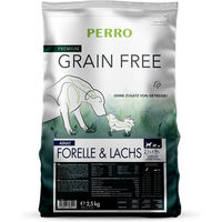 Produktbild von PERRO Trockenfutter Hund Adult Getreidefrei Forelle und Lachs Monoprotein Sensitive 1000g