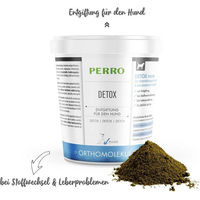 Produktbild von PERRO Vet Wellness Detox Pulver für Hunde zur Unterstützung von Leber, Nieren und Harnwegen 165g