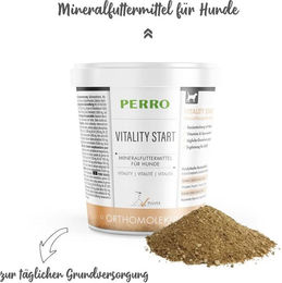 Produktbild von PERRO Vitality Start Mineralfutter mit Vitaminen zur Stärkung und Regeneration für Hunde aller Größen