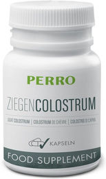 Produktbild von PERRO Ziegen Colostrumkapseln zur Immunstärkung für Hunde und Katzen für alle Altersstufen