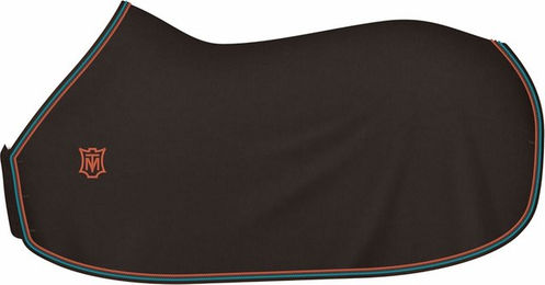 Personalisierte matte Fleece Paradedecke für Pferde in Lila 145 cm – Bild 1 von 4