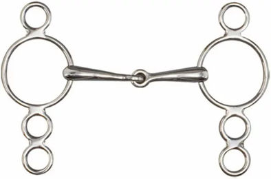 Produktbild von Pessoa 4-Ring Gebiss aus Edelstahl in Silber