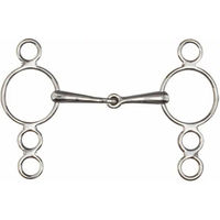 Produktbild von Pessoa 4-Ring Gebiss aus Edelstahl in Silber