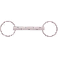 Produktbild von Pessoa Gebiss BR Flöte mit 2 Ringen für Pferde 19 mm Silber Aluminium