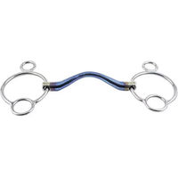Produktbild von Pessoa Gebiss für Pferde Trust Sweet Iron 2,5 Ring Medium Port 16 Blau