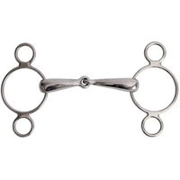 Produktbild von Pessoa Gebiss T de T für Pferde aus Edelstahl in Silber
