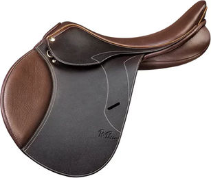 Produktbild von Pessoa Gen-X Elite Springsattel für Pferde aus Leder in Braun