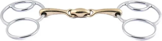 Pessoa Jump'In Newstyle Gebiss für Pferde aus Metall 125 mm – Bild 1 von 1