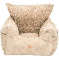 Produktbild von PET & Co. Hunde Autositz Harry aus Kunstleder in Beige für kleine bis mittlere Hunde