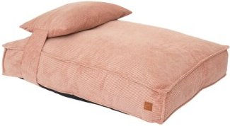 PET & Co. Hundebett Cordi Luxus aus Cord in Rosa Größe M mit Oeko-Tex Standard 100 – Bild 1 von 2