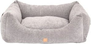 PET & Co. Hundebett Kingston Basic aus Cord in Grau Größe M für mittelgroße bis große Hunde mit OEKO-TEX Zertifizierung – Bild 1 von 2