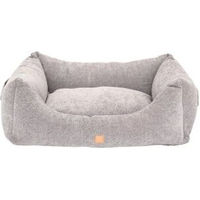 Produktbild von PET & Co. Hundebett Kingston Basic aus Cord in Grau Größe M für mittelgroße bis große Hunde mit OEKO-TEX Zertifizierung