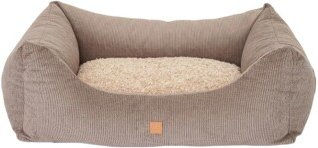 PET & Co. Hundebett Kingston Cord Luxus Braun XL aus Baumwolle mit Oeko-Tex Standard 100 – Bild 1 von 2