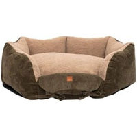 Produktbild von PET & Co. Hundebett Ronny Cord aus Baumwolle in Khaki Größe S