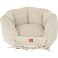 Produktbild von PET & Co. Hundebett Ronny Cord Luxus Beige Größe M mit Oeko-Tex Standard 100