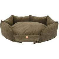 Produktbild von PET & Co. Hundebett Ronny Cord Luxus in Khaki Größe L mit Oeko-Tex Standard 100