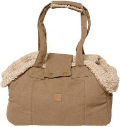 PET & Co. Hundetasche Lucky Canvas aus Baumwolle braun für kleine Rassen – Bild 1 von 2