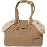 Produktbild von PET & Co. Hundetasche Lucky Canvas aus Baumwolle braun für kleine Rassen
