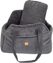 PET & Co. Hundetasche Lucky in Grau aus Cord mit Öko-Tex Standard 100 – Bild 1 von 3