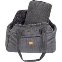Produktbild von PET & Co. Hundetasche Lucky in Grau aus Cord mit Öko-Tex Standard 100