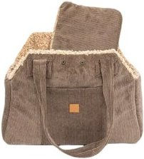 PET & Co. Hundetasche Lucky Luxus braun aus Cord mit Öko-Tex Standard 100 – Bild 1 von 2