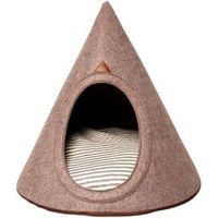 Produktbild von PET & Co. Kuschelhöhle Tonto Hund & Katze Filz Braun Größe S