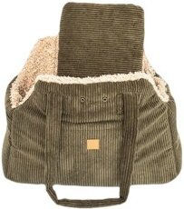 PET & Co. Transportbox Lucky aus Cord in Beige und Braun mit Öko-Tex Standard 100 – Bild 1 von 2