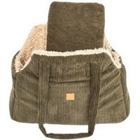 Produktbild von PET & Co. Transportbox Lucky aus Cord in Beige und Braun mit Öko-Tex Standard 100