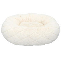 Produktbild von Pet Comfort Donut Hundebett und Katzenbett für kleine Haustiere und Welpen Beige Ø46cm