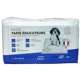 PET DESIGN Welpenunterlage Trainingsmatte für Hunde Weiß 60 x 60 cm – Bild 1 von 4