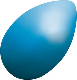 PET-EARTH Wurfspielzeug runninGegg für Hunde aus Kunststoff Blau 30 x Ø 18 cm – Bild 1 von 1