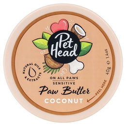 Pet Head Paw Butter Coconut Pfotenbalsam für Hunde mit Kokosnuss 40 g vegan und glutenfrei - 40 g – Bild 1 von 7