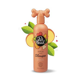 Pet Head Quick Fix 2in1 Shampoo und Conditioner Peach für Welpen 300 ml vegan und glutenfrei - 2 x 300 ml – Bild 1 von 11